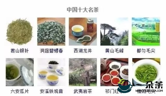 中国十大名茶及鉴别方法