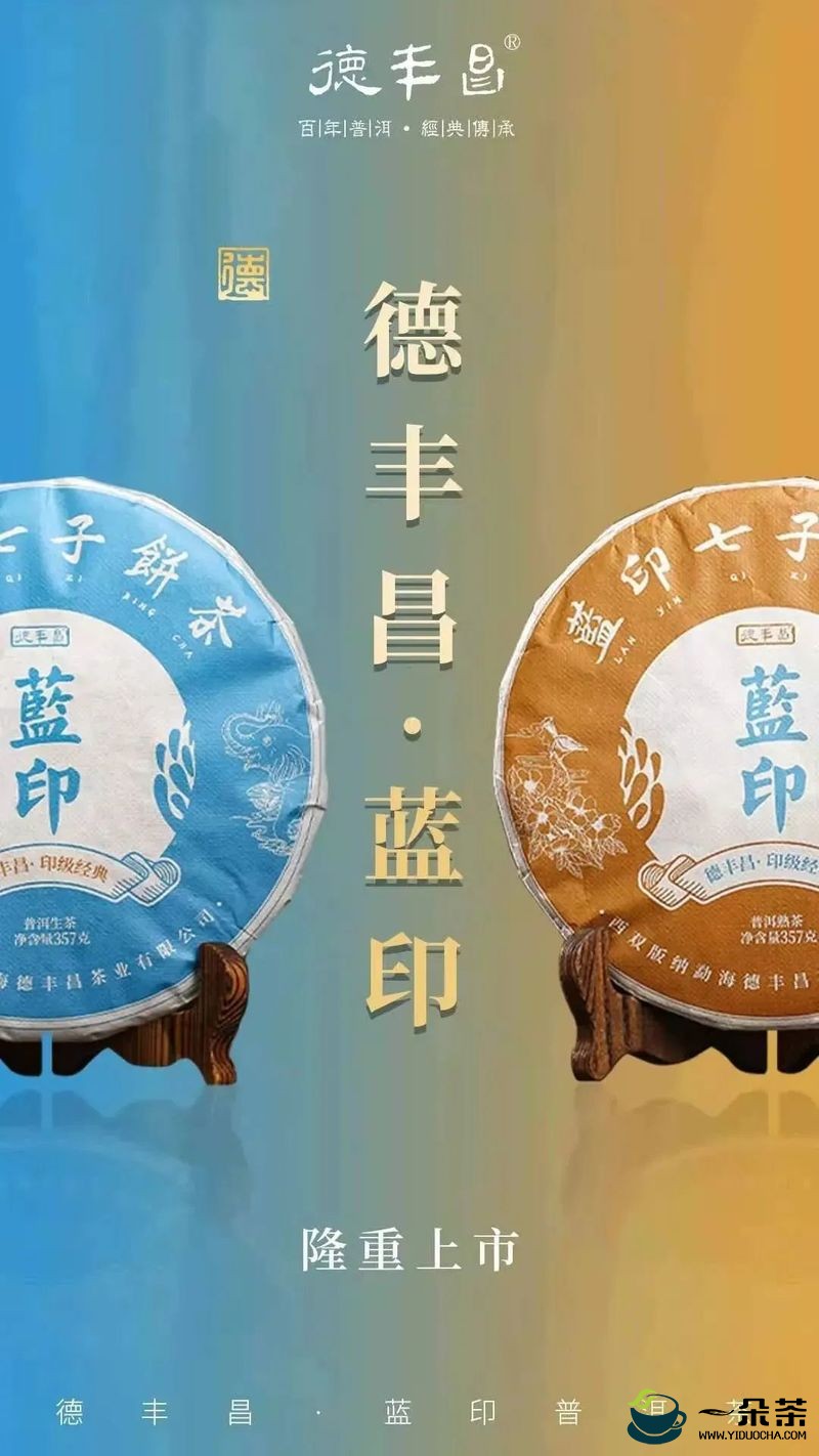 德丰昌蓝印普洱茶全国品鉴会，印级茶从蓝印开始