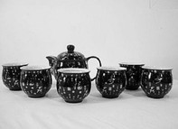 黑瓷茶具