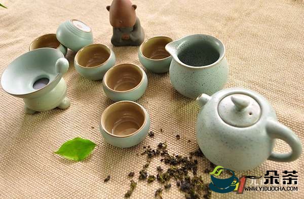 瓷质茶具　黑瓷茶具