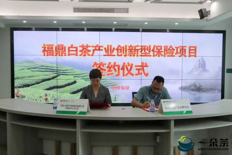 福鼎市举行白茶产业创新型保险项目合作协议签约仪式